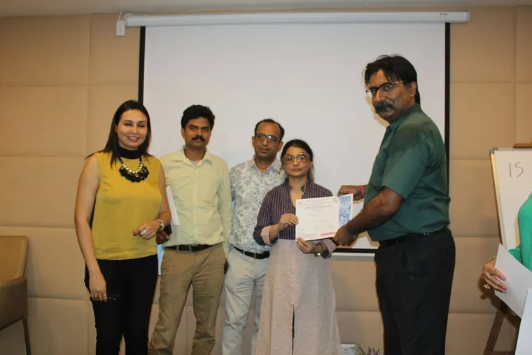 Certificate handover after training