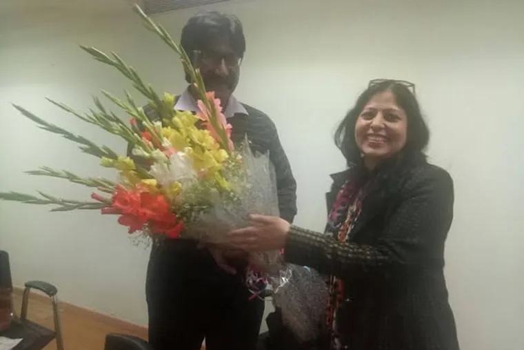 Felicitated at a CME