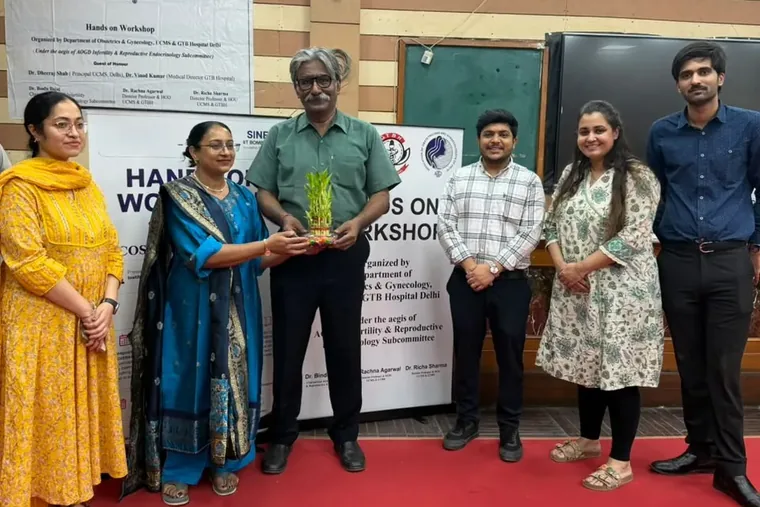 Felicitated at the UCMS and GTB Hospital workshop