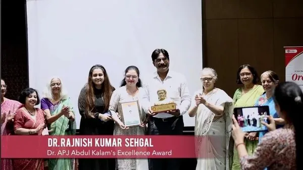 Co-Founder Rajnish Sehgal receives the Dr. APJ Abdul Kalam Award