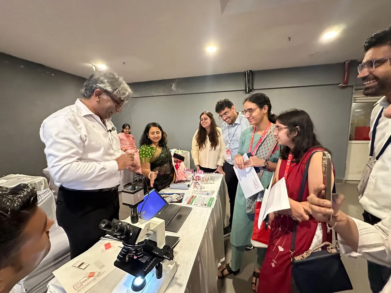 In-depth semen analysis demonstrated at the FOGSI Fertility Regulation Conclave 2026, Jaipur