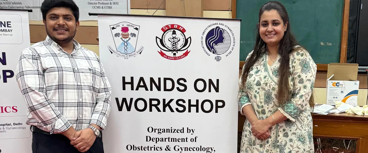 Cell Mate hands-on male infertility workshop at UCMS and GTB Hospital Delhi